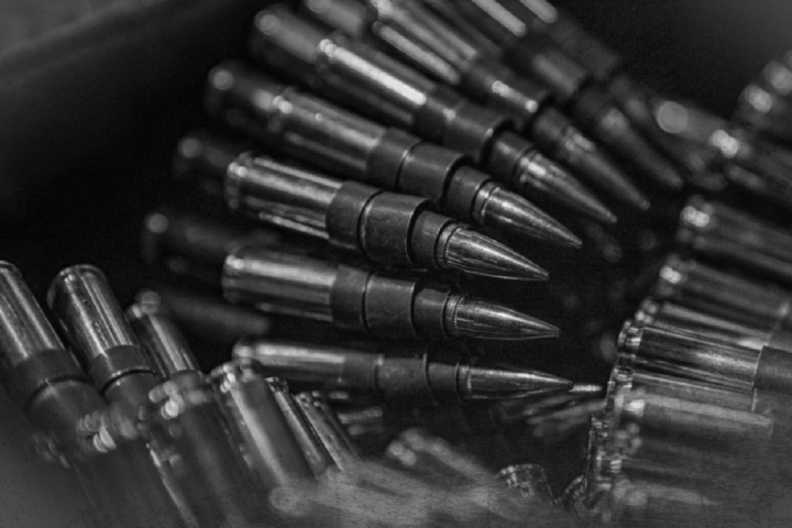 a close up of bullets