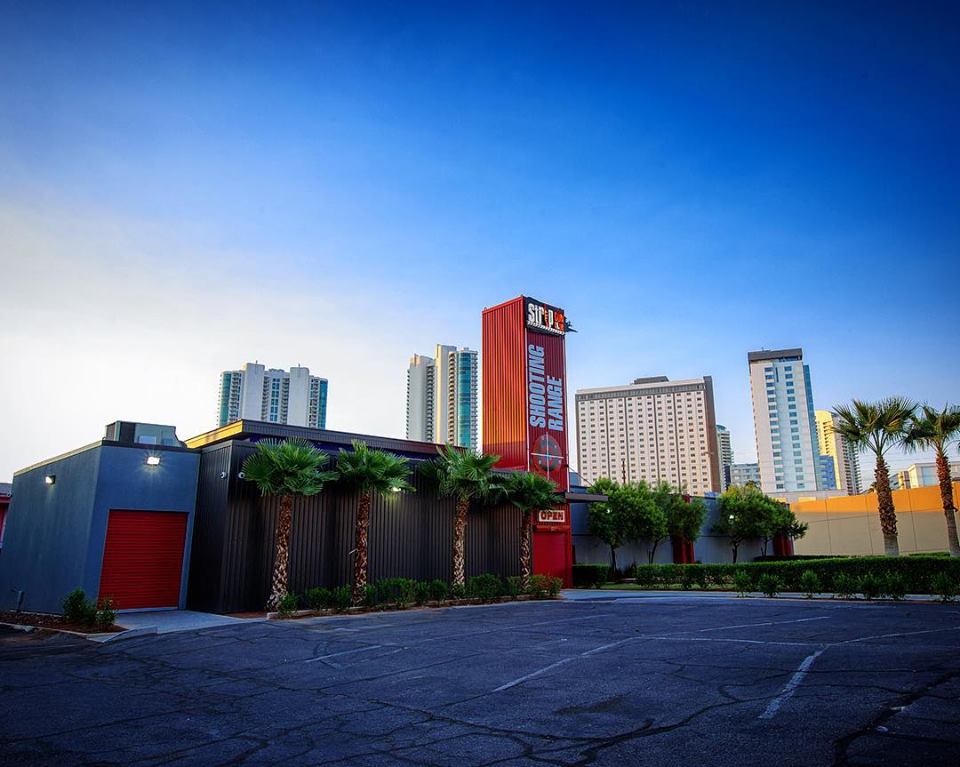 a tall building in a city